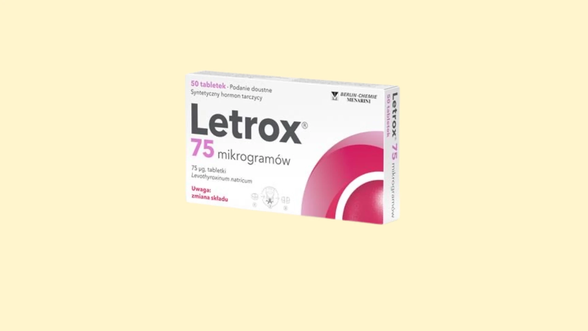 Opakowanie leku Letrox 75 mcg